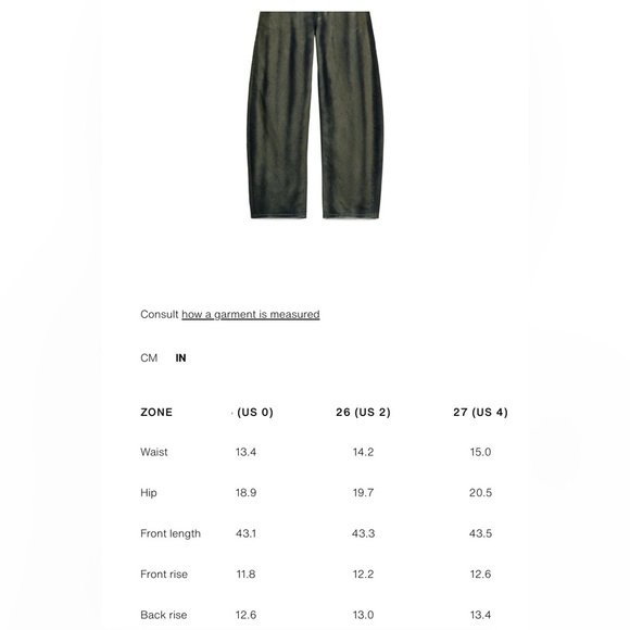 ZW COLLECTION MID-RISE BARREL LEG LIMITED EDITION JEANS - Picture 5 of 7